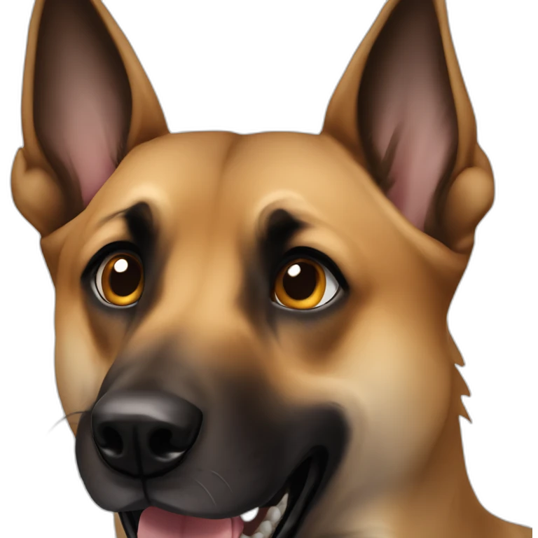 malinois dog scream emoji