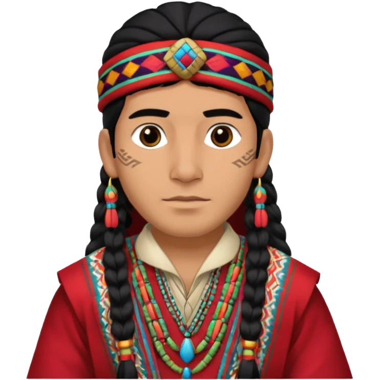andean man with andean details emoji