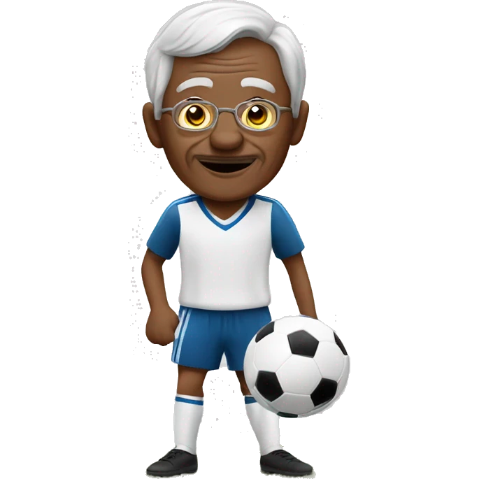 granpa play soccer emoji