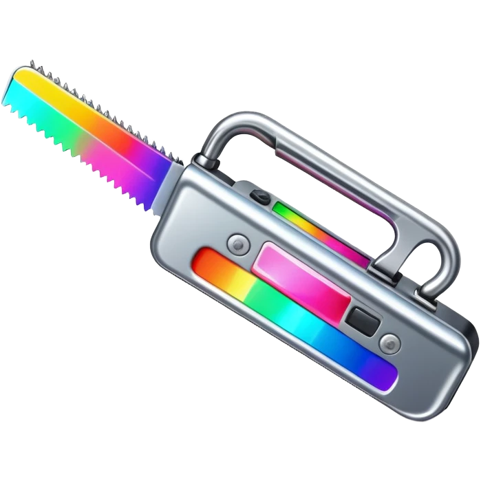 A Dancing Saw with a Discolight  emoji