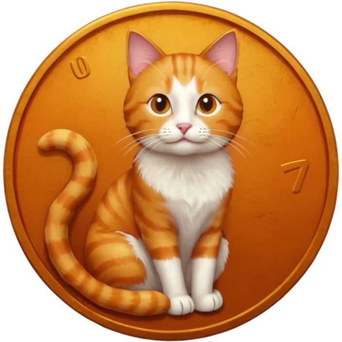 Cat penny emoji