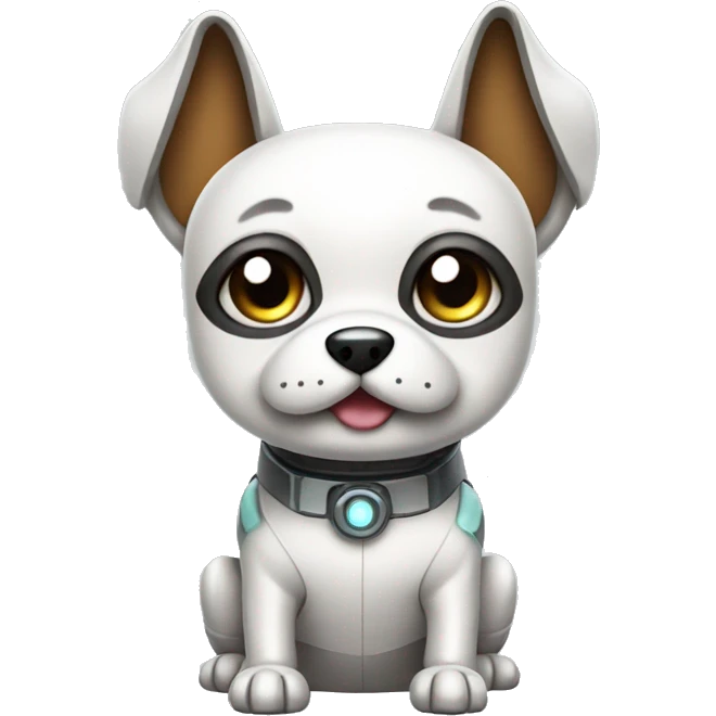 kawaii robot dog emoji