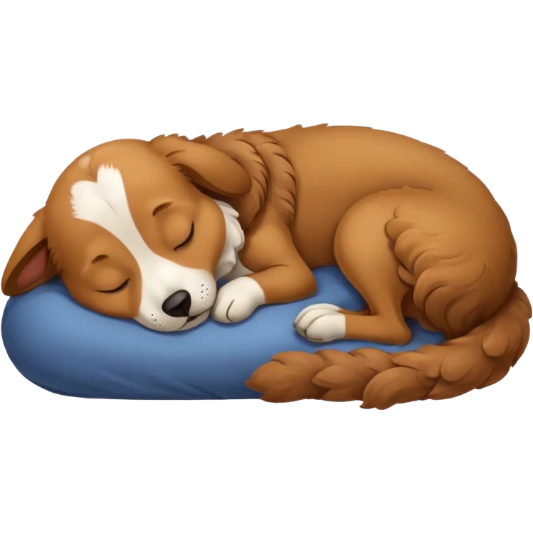 dog sleeping emoji