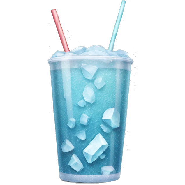 Granite ice drink emoji