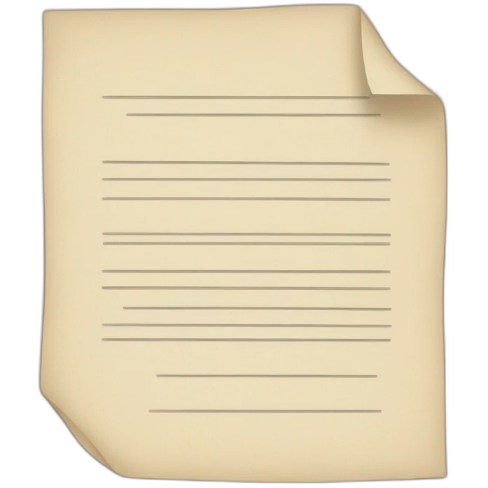 crossed out document emoji