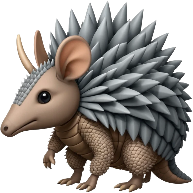 winged armadillo emoji