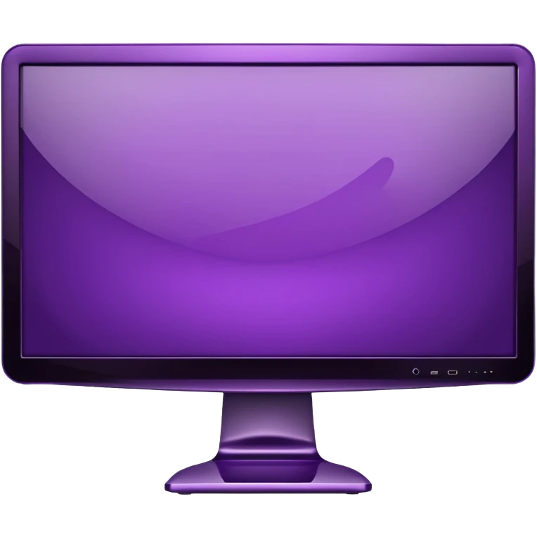 dark purple wide screen monitor emoji