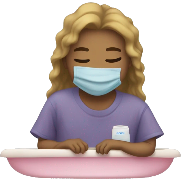 😌 relieved + 🤮 vomiting = emoji