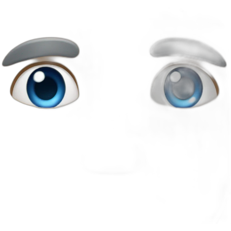gray man blue eyes wrinkles emoji
