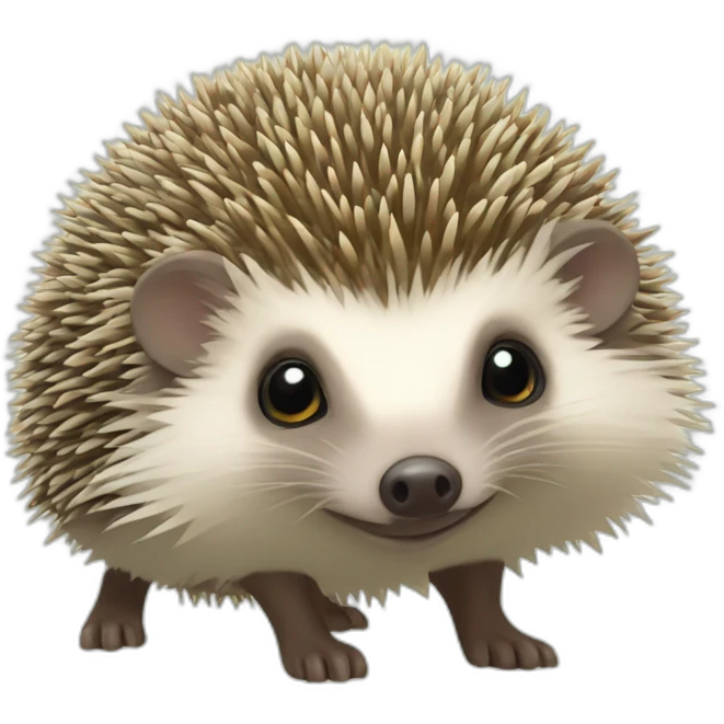 hedgehog and Mellivora Capensis emoji