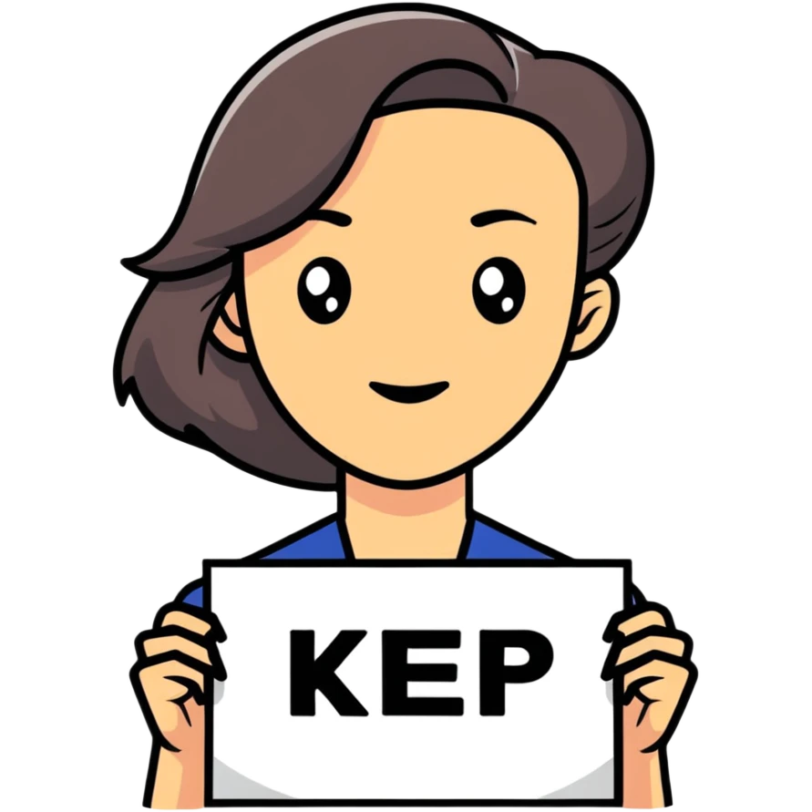 Female Slot Sleuth with a keep sign emoji