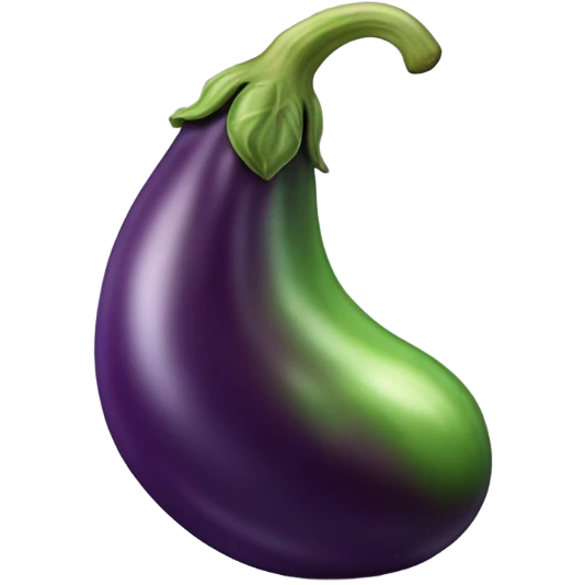 Riding egg plant emoji
