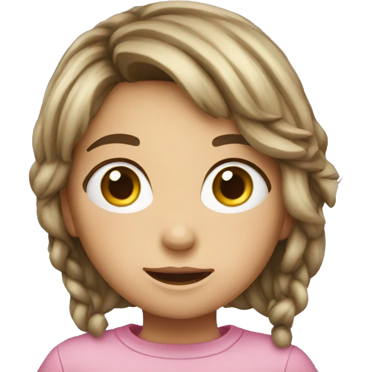 kid girl class confused emoji
