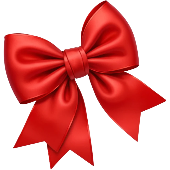Red bow emoji