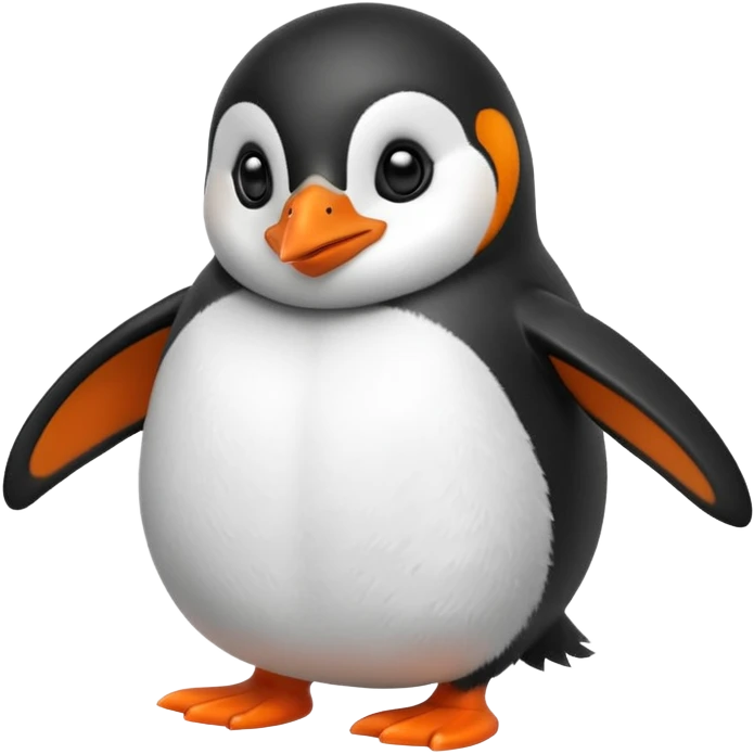 happy penguin emoji