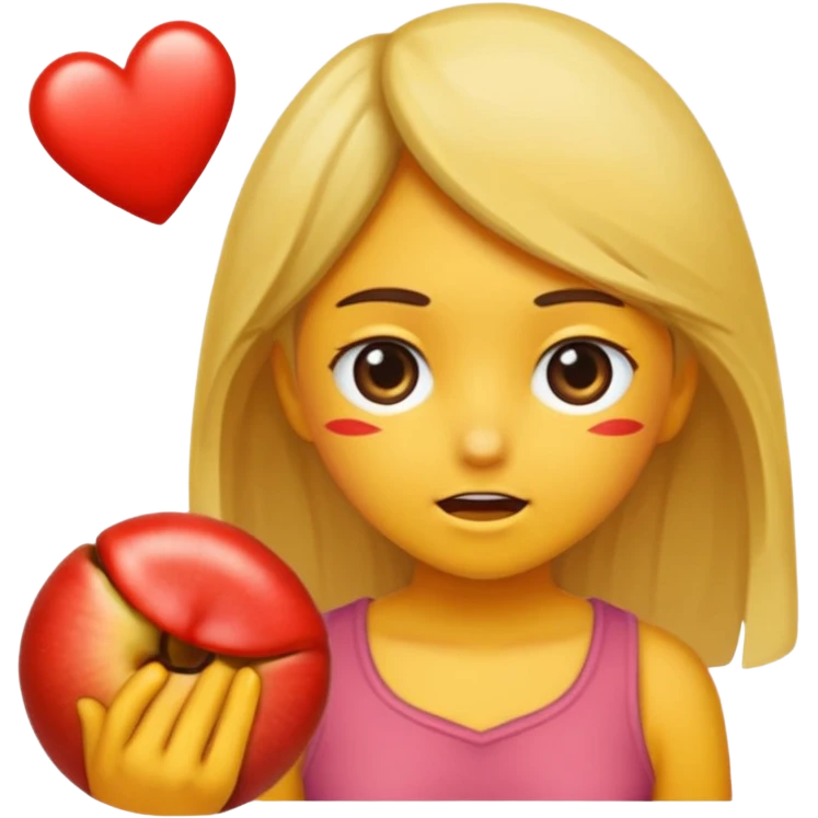 Naked girl spreading legs touching vagina emoji