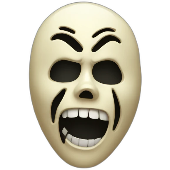 scream mask emoji