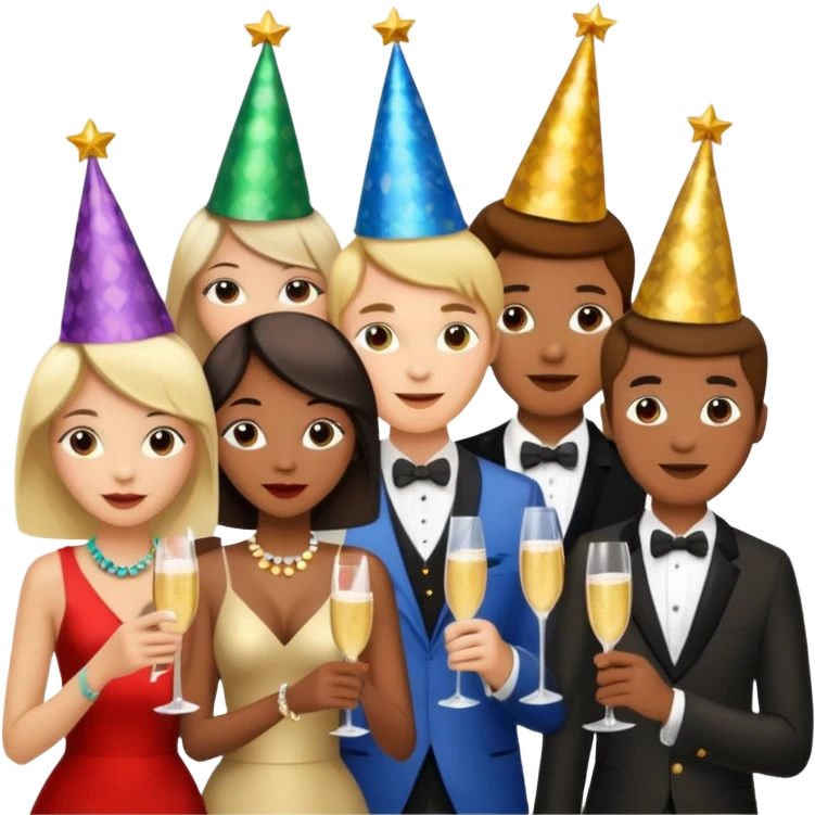 ceia de ano novo emoji