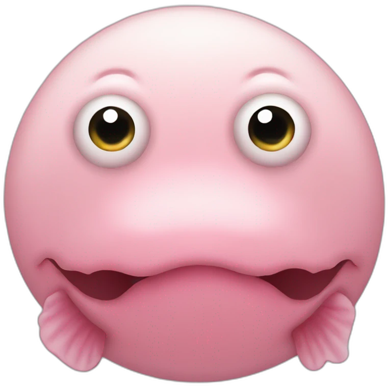 Blobfish circle  emoji