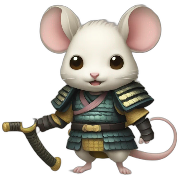 rat tailed maggot samurai emoji