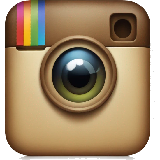 Instagram logo emoji