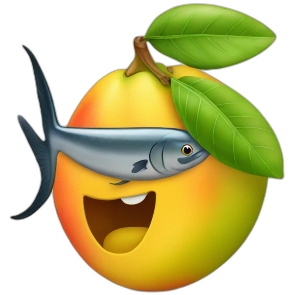 mango tuna emoji