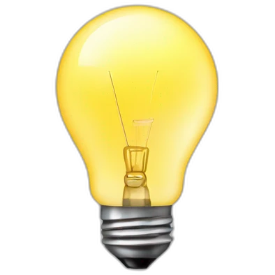light bulb idea man thinking emoji