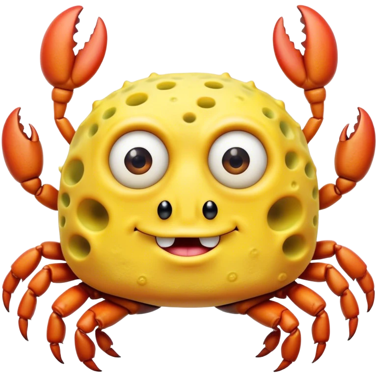 Spongebob crab emoji