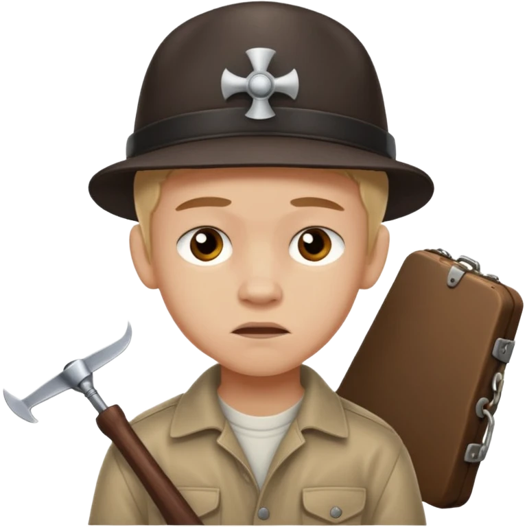 13 y/o Brian robeson at the beginning of Hatchet
struggling with his parents' recent divorce and harboring . He is angry, self-pitying
He is carrying a hatchet
He is on a single-engine plane with a pilot who soon suffers a heart attack, leaving Brian to navigate the crash and his new, harsh reality. emoji