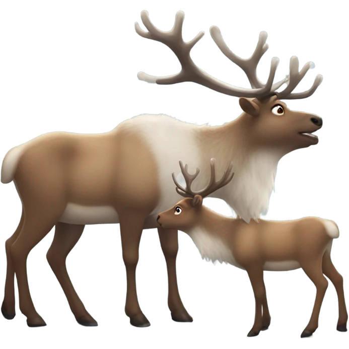 Reindeer emoji