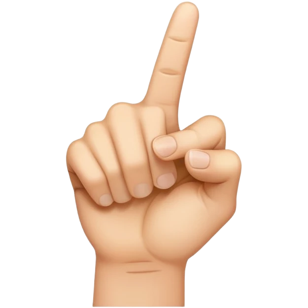 Фак пальцем вниз emoji