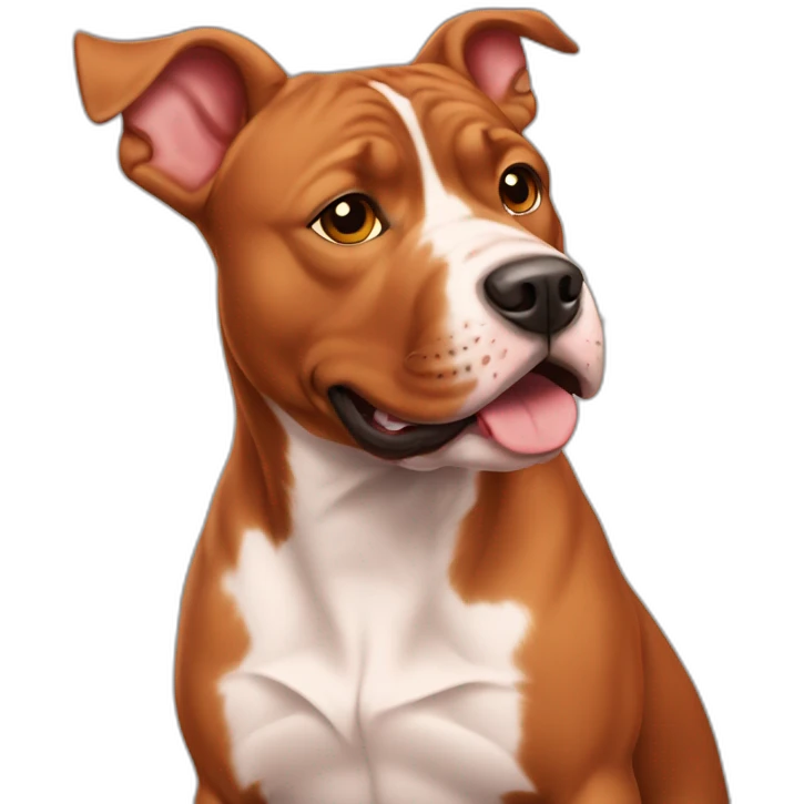 Clifford big red pit bull emoji