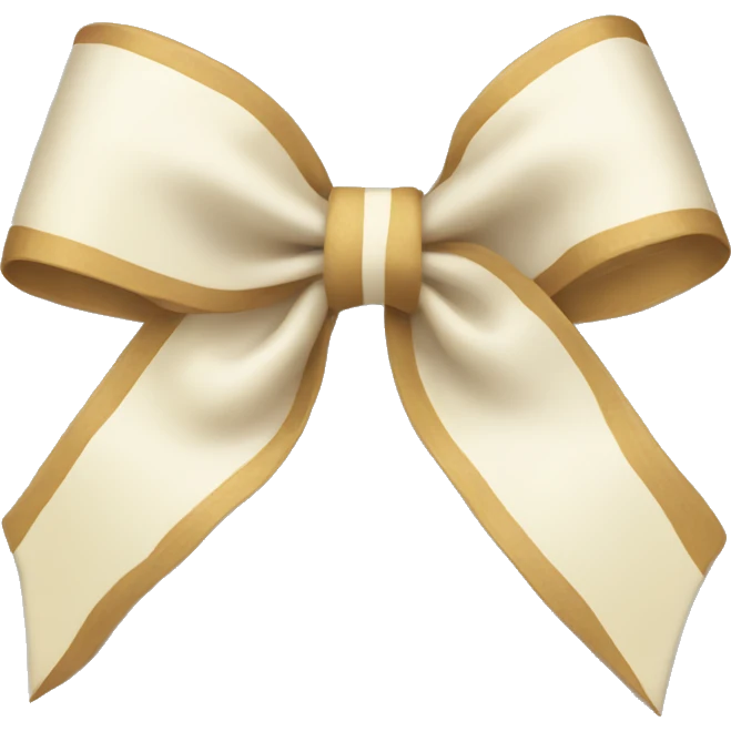 vanilla ribbon bow emoji