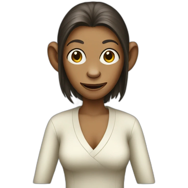 Monkey woman emoji