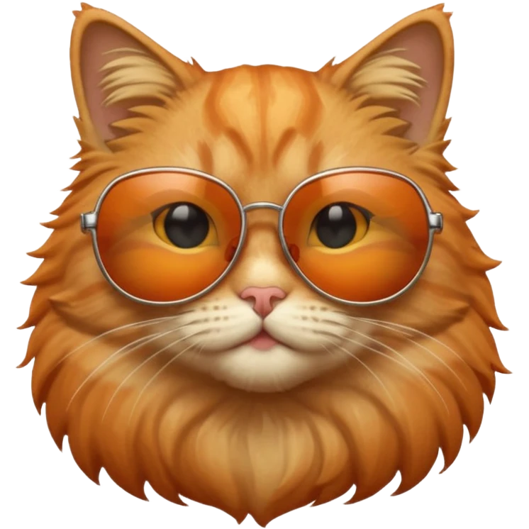 Cat wearing sunglasses emoji