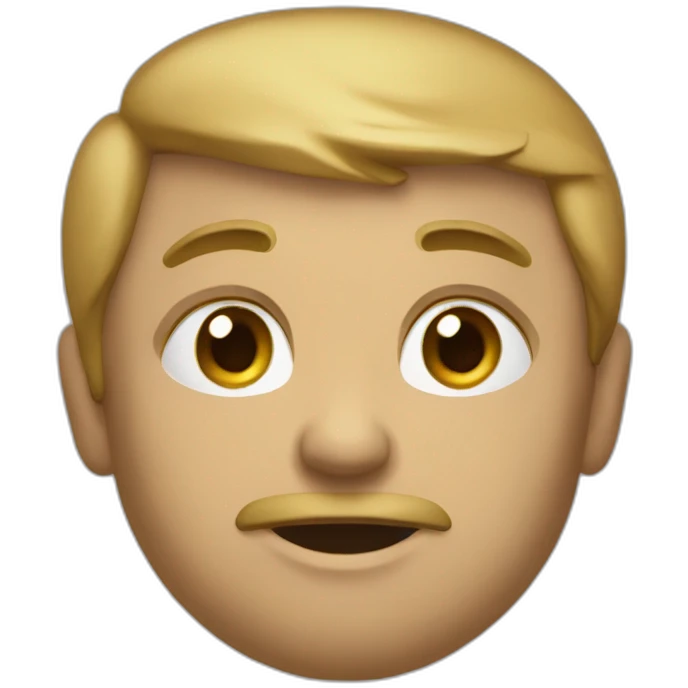 Une grosse tête emoji