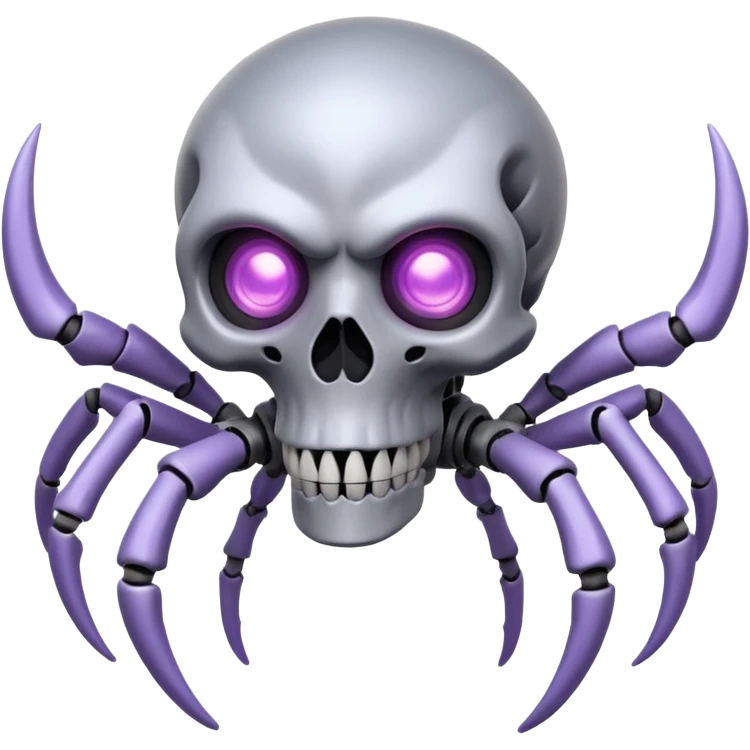 Grey Lavender Aerial Genesect-Duskull-creature emoji