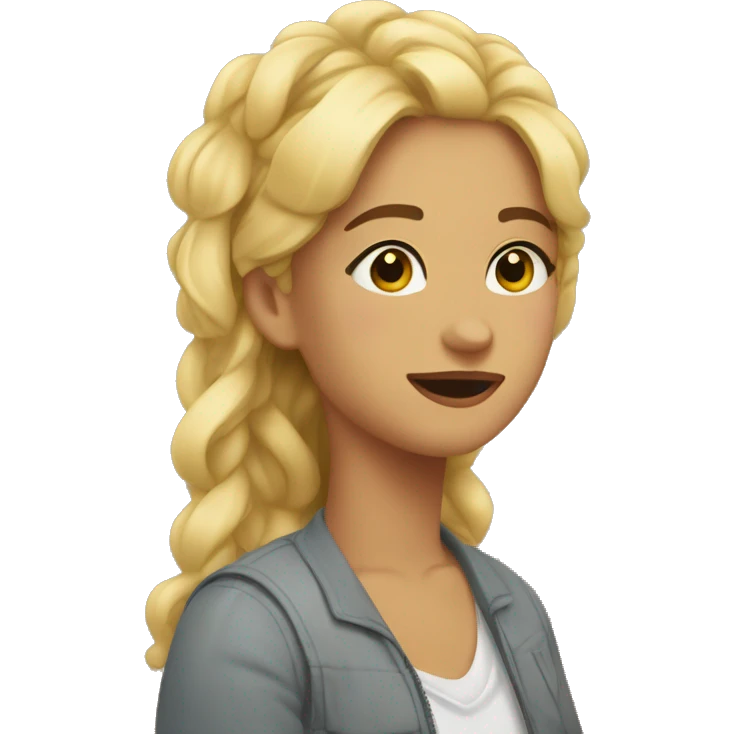  👱🏻‍♀️🐥 emoji