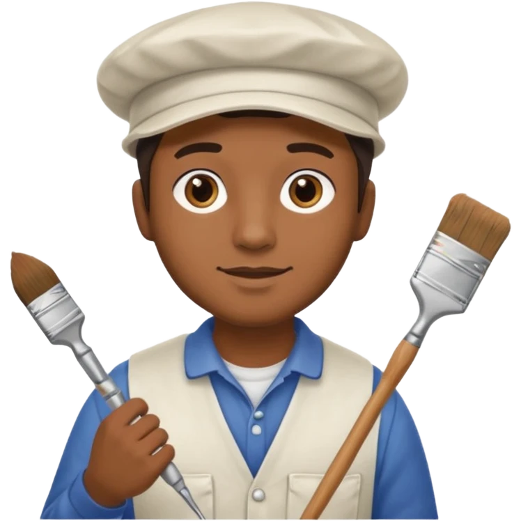 Guy painting room emoji