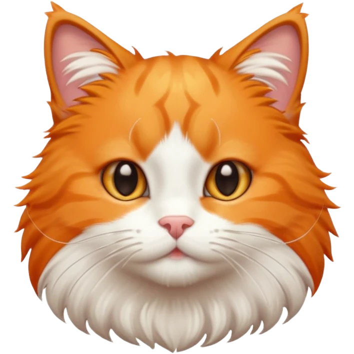 kucing oren yang imut emoji