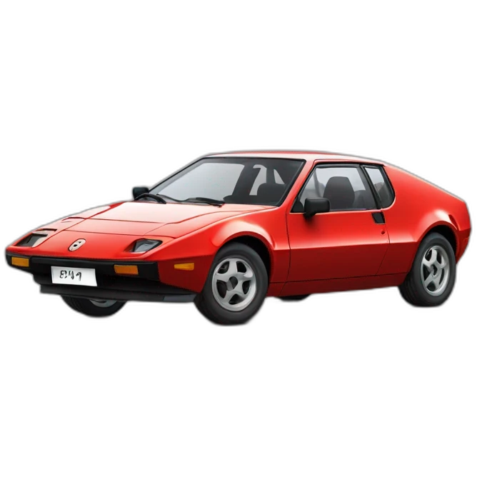 red alpine A310 emoji