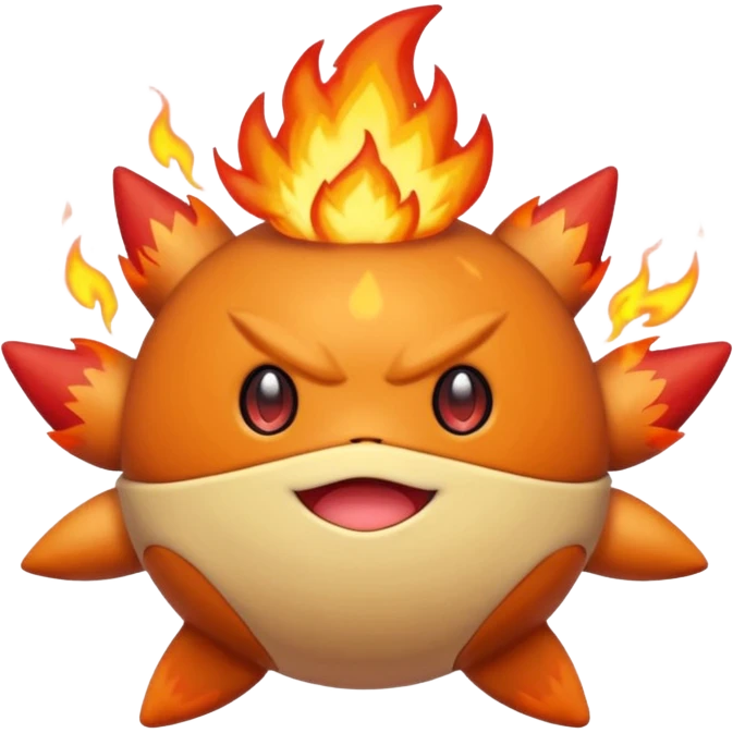 Pignite-Victini-Koffing-fusion (full body) emoji