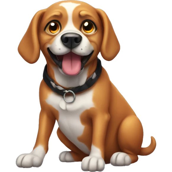Halloween dog emoji