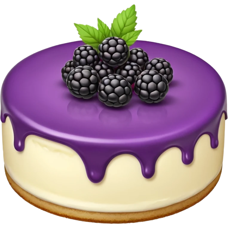 Blackberry cheesecake  emoji