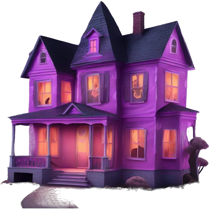 barbie’s run-down frightening haunted dream house nightmare scenario moon emoji