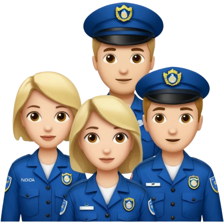 National Oceanic and Atmospheric Administration rescuers, multiple people emoji