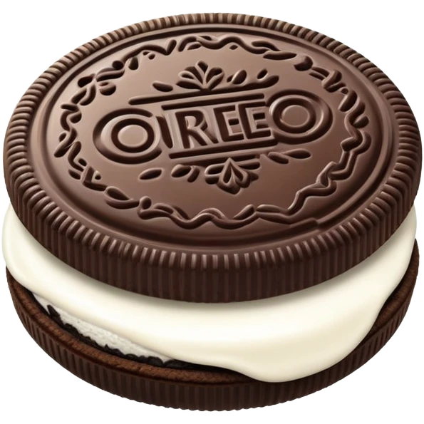 Oreo cookie emoji