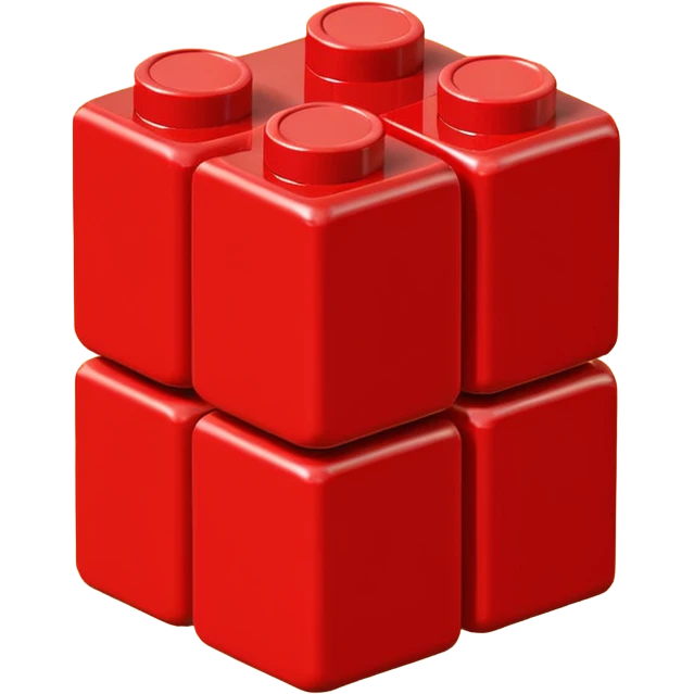 3 x lego blocks emoji