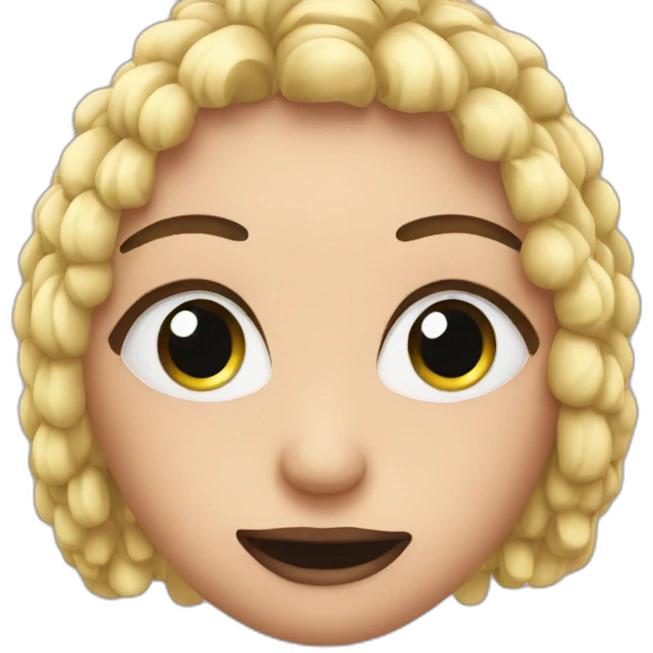 emoji with nails and eyelashes emoji