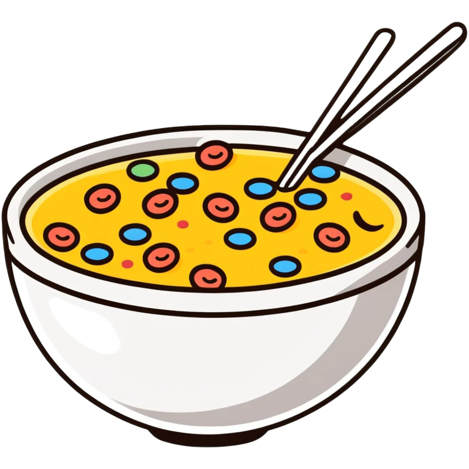 breakfast cereal bowl emoji